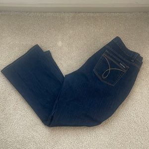 Gently Worn Calvin Klein Flare Leg Jeans